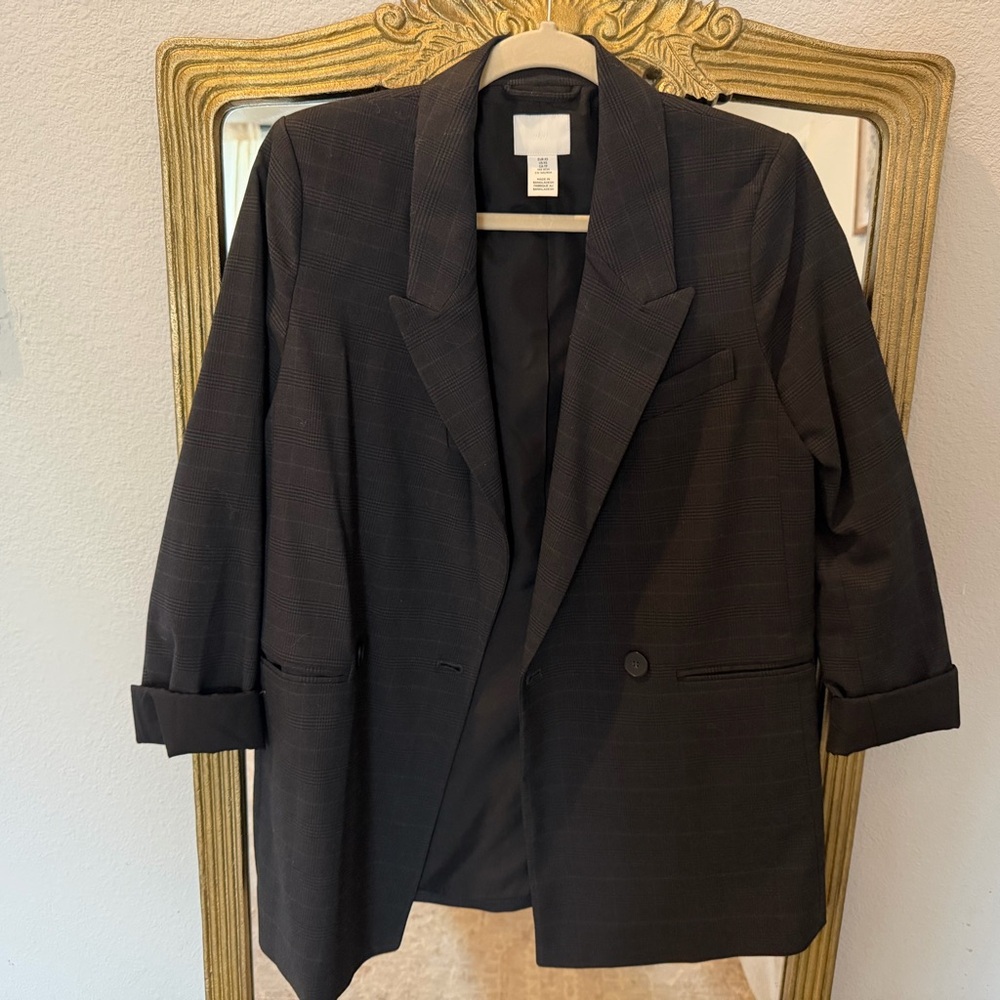 H&M Oversized Black Blazer